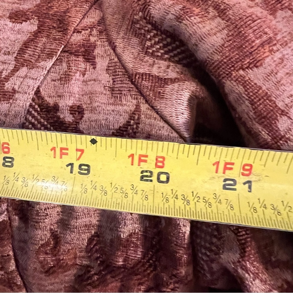 Vintage FDJ Size XL Brown Floral 3 Button Blazer Jacket Tapestry Retro - Picture 12 of 12